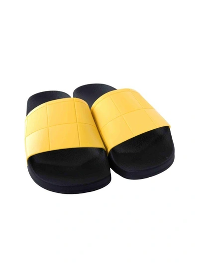 Shop Adidas Originals Rs Adilette Checkerboard Sliders In Core Black Core Black