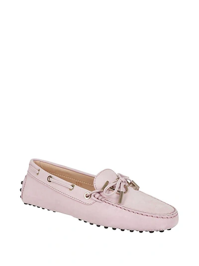 Shop Tod's Bowtie Loafers In Cipria
