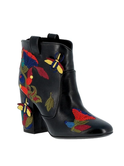 Shop Laurence Dacade Black Leather Ankle Boots