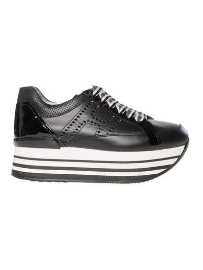 Shop Hogan Maxi H222 Platform Sneakers In B999