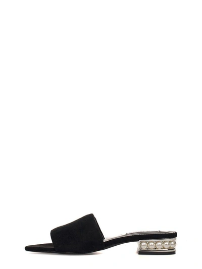 Shop Steve Madden Black Suede Heeled Sandal