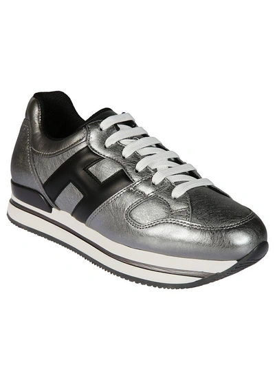 Shop Hogan Lace-up Sneakers In Grey