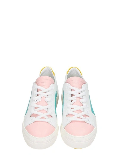Shop Pierre Hardy Up Sneakers In White