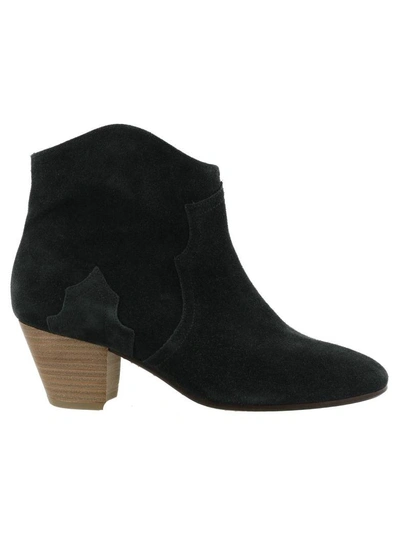 Shop Isabel Marant Dicker Ankle Boot In Faded Black