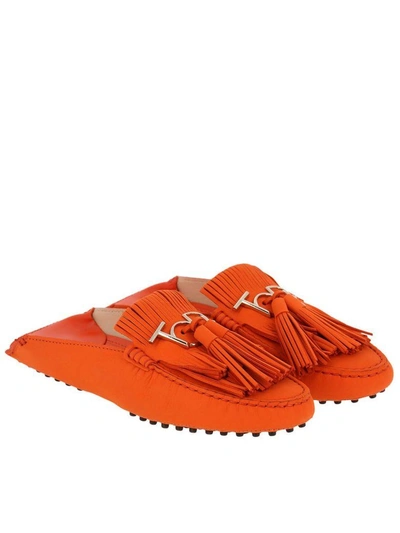 Shop Tod's Loafers Shoes Women  In Orange