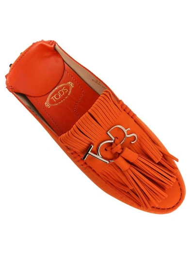 Shop Tod's Loafers Shoes Women  In Orange