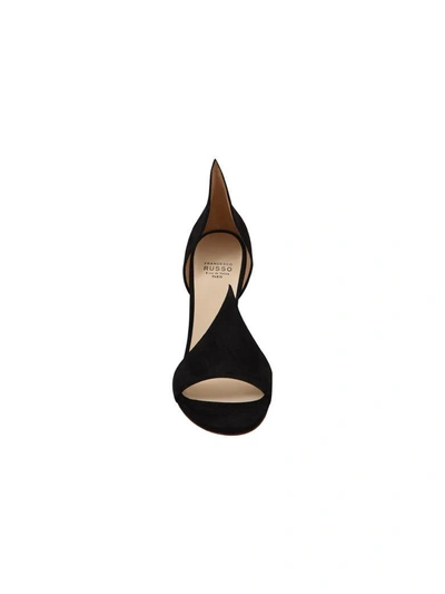 Shop Francesco Russo 10,5cm Flame Sandal In Black