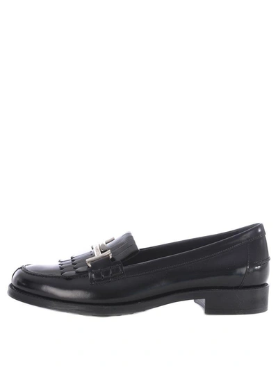 Shop Tod's Toddler Loafers In Nero