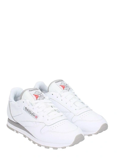 Shop Reebok Classic Leather Archive Sneakers In White