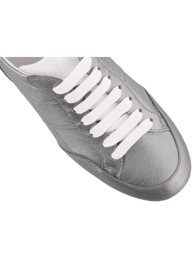 Shop Hogan H349 Sneakers In White-grey