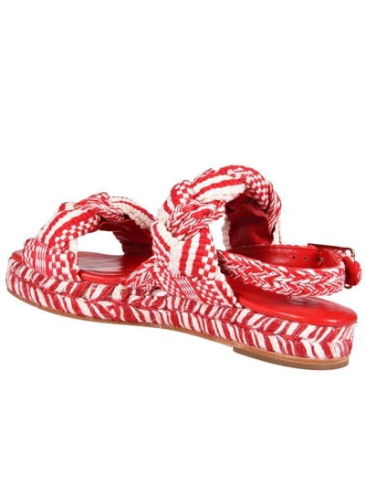 Shop Antolina Paris Adelita Sandals In Rojo-marfil