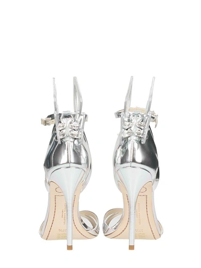 Shop Sophia Webster Madame Chiara Sandals In Silver