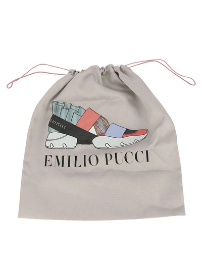 Shop Emilio Pucci Sneakers Shoes Women  In Silver