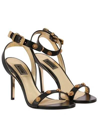 Shop Versace Heeled Sandals Shoes Women  In Black