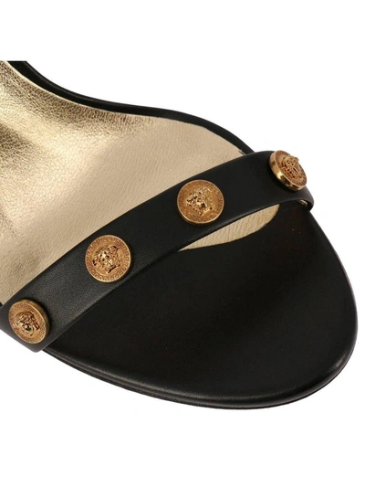 Shop Versace Heeled Sandals Shoes Women  In Black