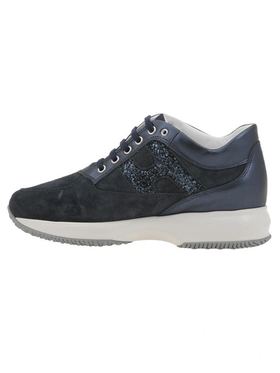 Shop Hogan Interactive Sneaker In Navy