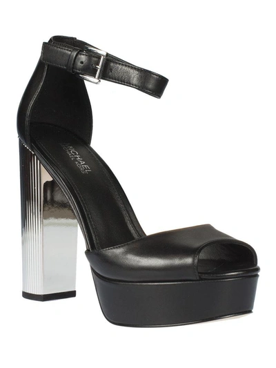 Shop Michael Kors Paloma Platform Sandals In Black