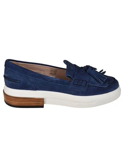 Shop Tod's Flat Shoes In Bluette