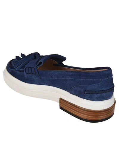 Shop Tod's Flat Shoes In Bluette