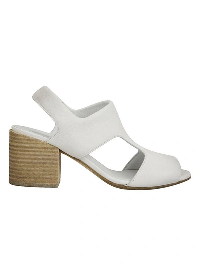 Shop Marsèll Cut-out Sandals In White