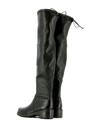 Shop Stuart Weitzman Black Leather Boots