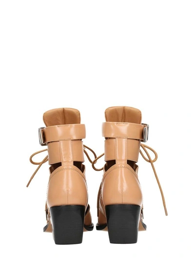 Shop Chloé Rylee Ankle Boots In Leather Color