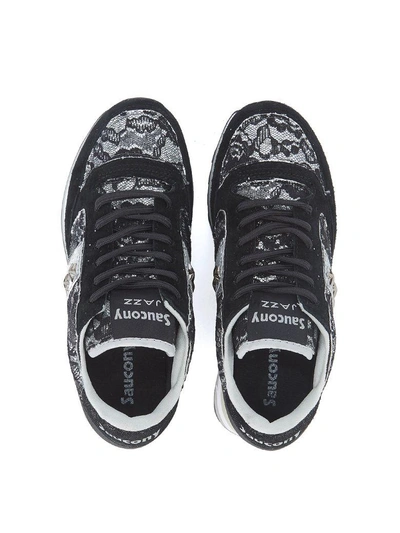 Saucony nere clearance pizzo