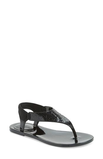 calvin klein janny jelly sandal