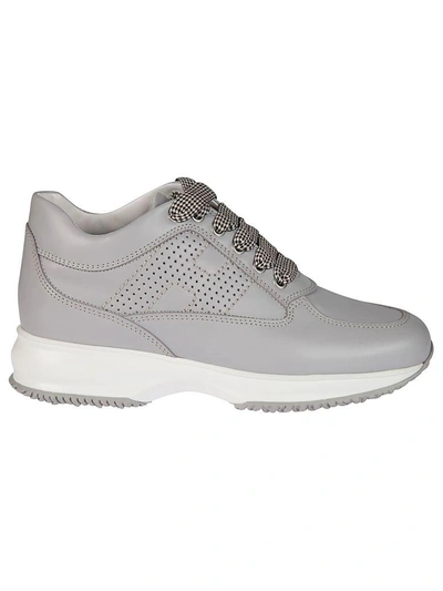 Shop Hogan Interactive H Bucata Sneakers In Grey