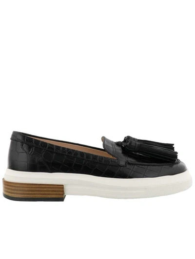 Shop Tod's Xl Loafers In Black