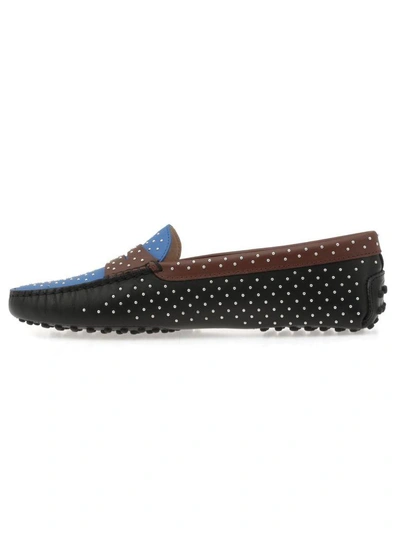 Shop Tod's Leather Loafer In Multicolor