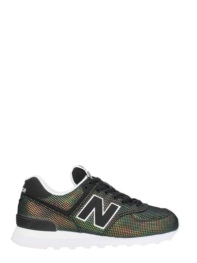 Shop New Balance Petroil Technical Fabric Sneakers In Black