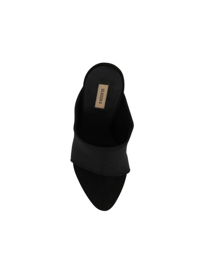 Shop Yeezy Mule Knit Sandal In Black