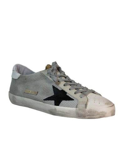 Shop Golden Goose Grey Cord Gum Superstar Low Sneakers In White