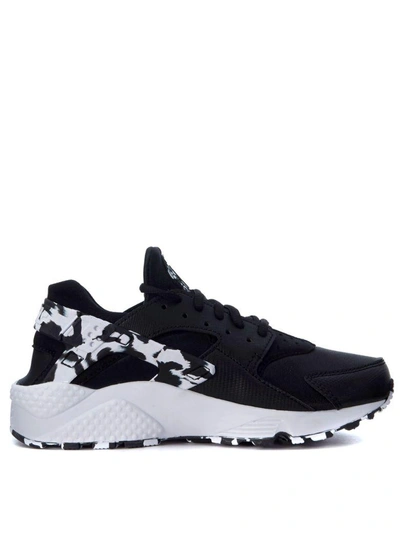 Shop Nike Air Huarache Run Black And White Sneaker In Nero