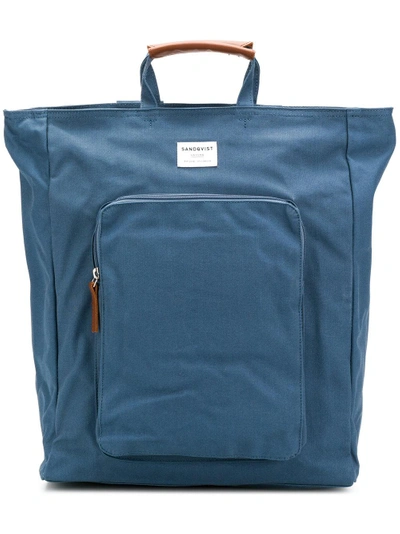 Shop Sandqvist Pannier Backpack - Blue