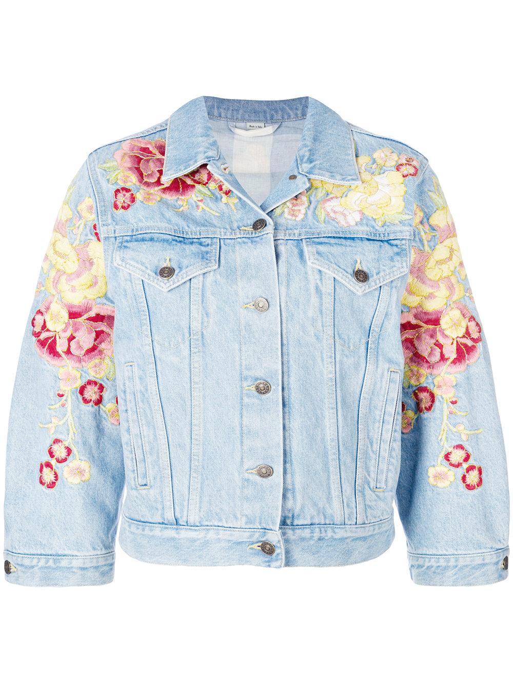 gucci floral denim jacket