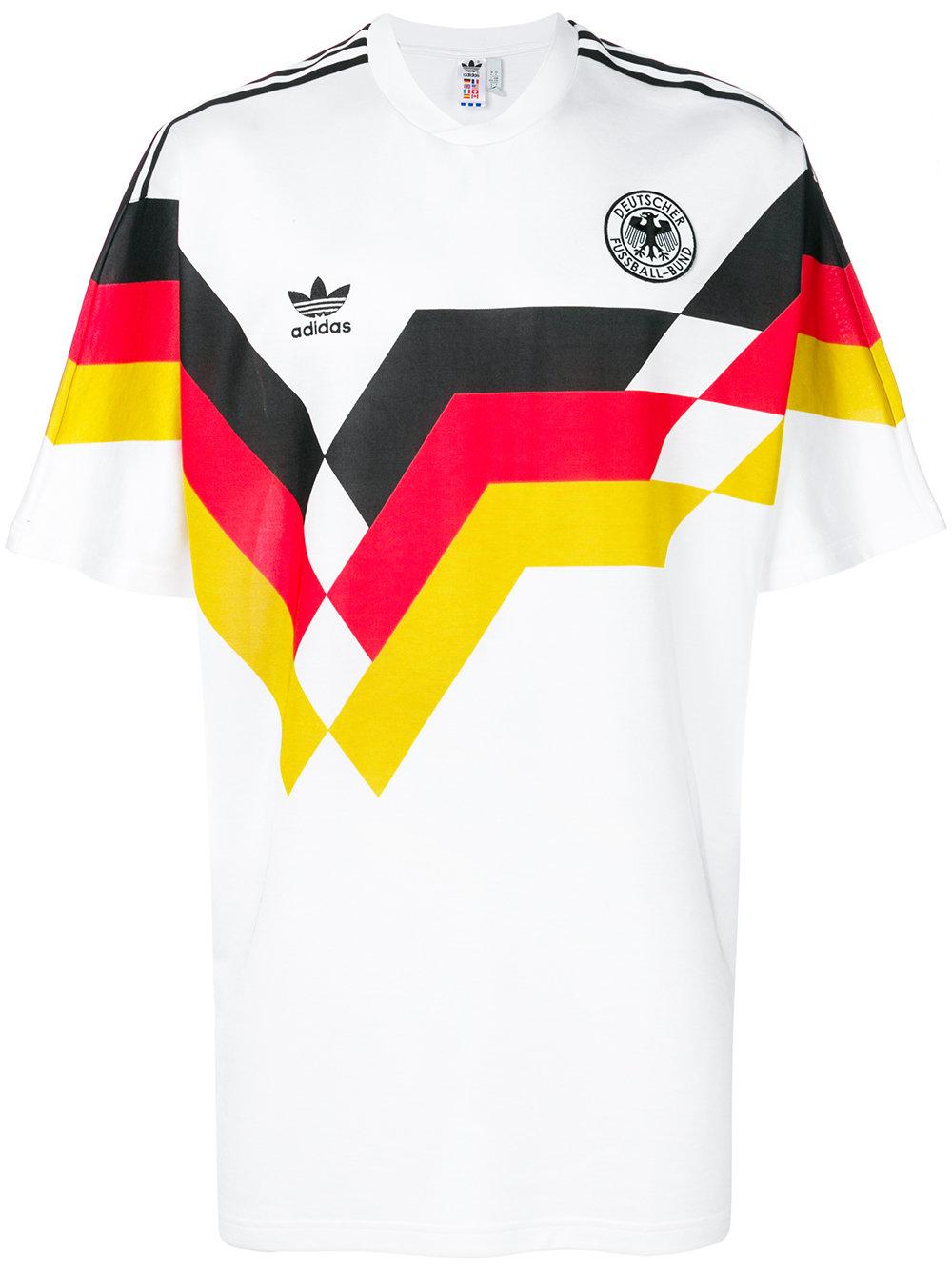 Adidas Originals Retro Germany Soccer Jersey In White Ce2343 ... Adidas Originals Retro Germany Soccer Jersey In White Ce2343 ...