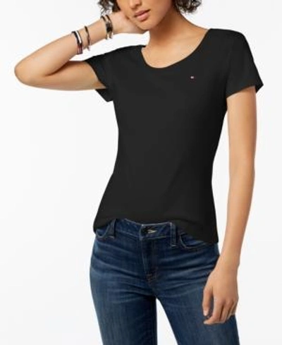 Tommy Hilfiger Women's Cotton Logo T-Shirt - Macy's