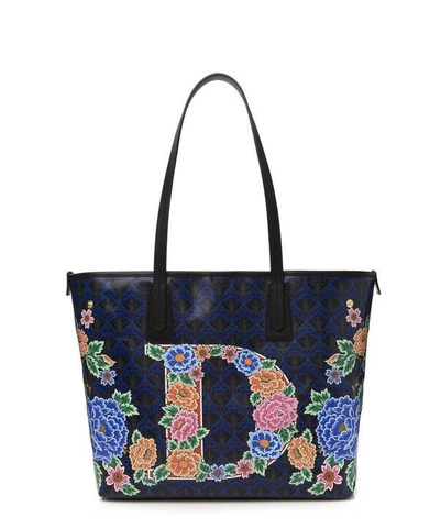 Shop Liberty London Little Marlborough Tote Bag In D Print In Peony Trail