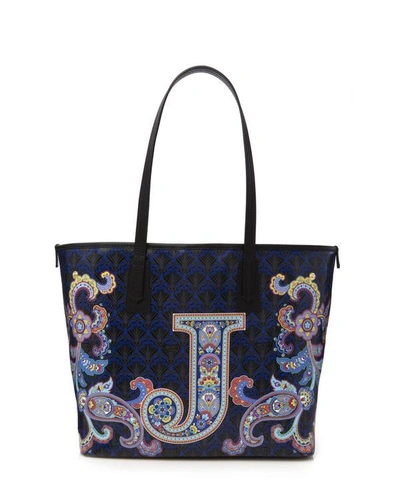 Shop Liberty London Little Marlborough Tote Bag In J Print In Jacaranda Paisley