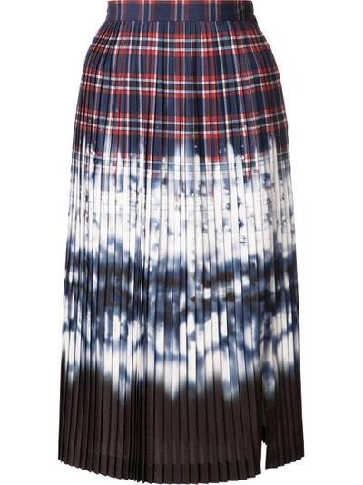 Shop Altuzarra Tie Dye Pleated Skirt