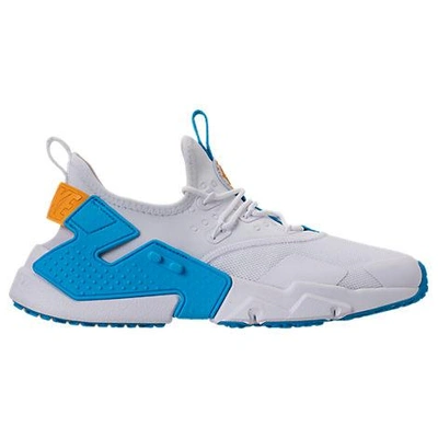 Shop Nike Men's Air Huarache Run Drift Casual Shoes, White/blue