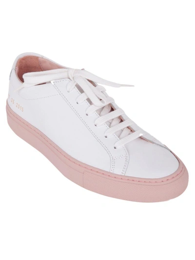 Shop Common Projects Achilles Sneakers In White-blush