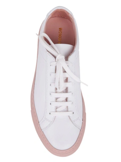 Shop Common Projects Achilles Sneakers In White-blush