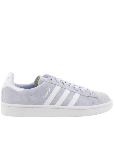 Shop Adidas Originals Campus Sneakers In Blue White