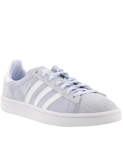 Shop Adidas Originals Campus Sneakers In Blue White