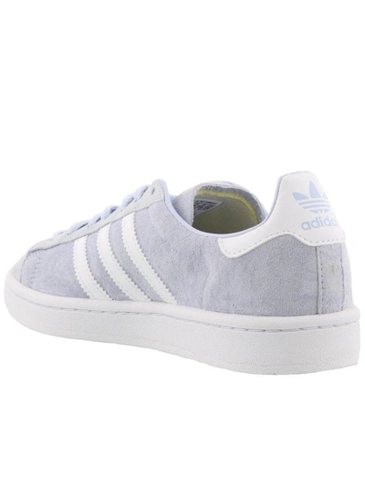 Shop Adidas Originals Campus Sneakers In Blue White