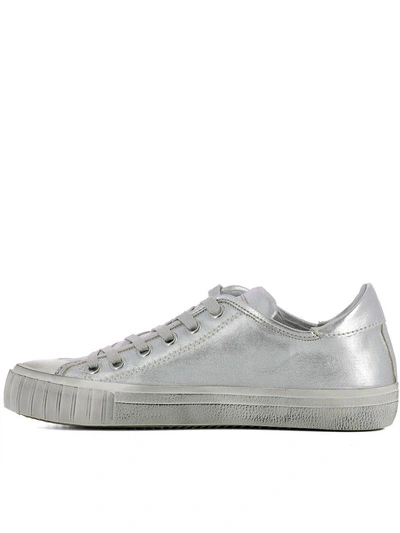 Shop Philippe Model Silver Leather Sneakers