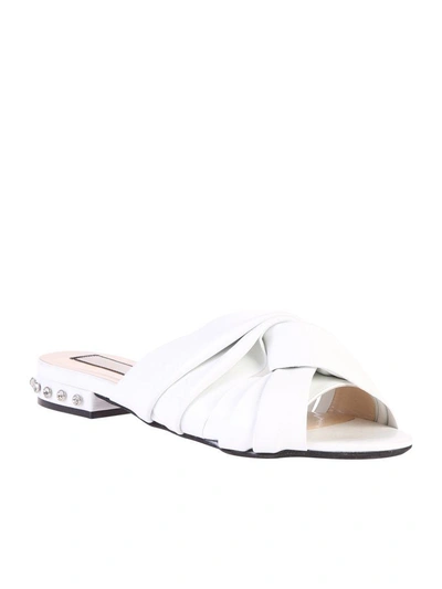 Shop N°21 White Draped Sandals
